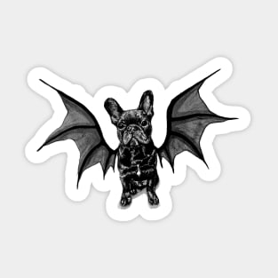 BatPig French Bulldog Sticker